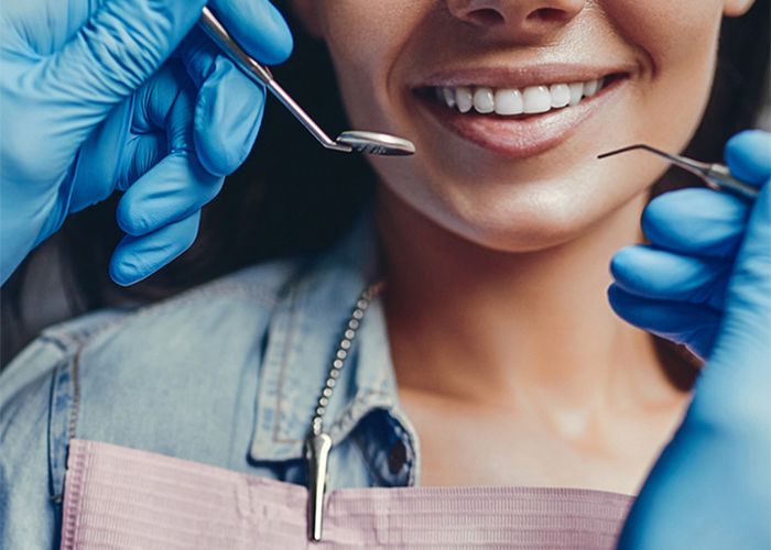 Stock Image of dental cleanings
