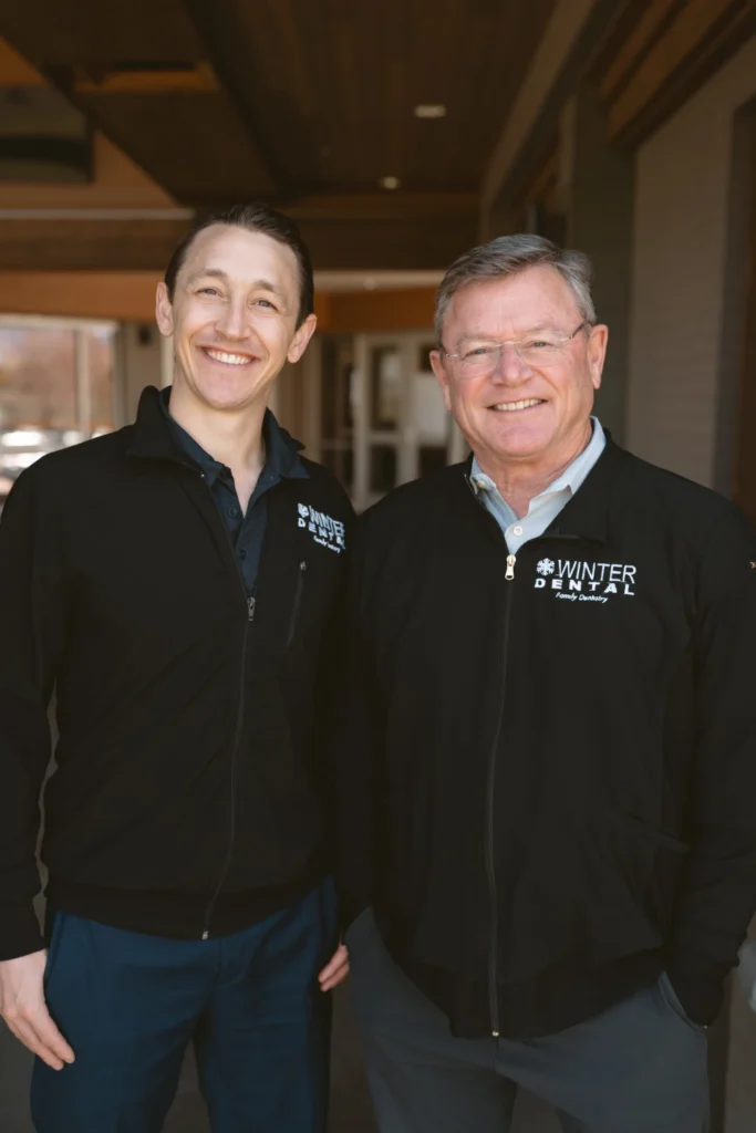 Dr. Nick and Dr. Stu of Winter Dental in Arvada, CO.